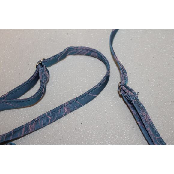 Floral Ruffle Hem Satin Mini Dress‎ Y2K Babydoll Fairy Blue Pink Summer Size S - Picture 7 of 10